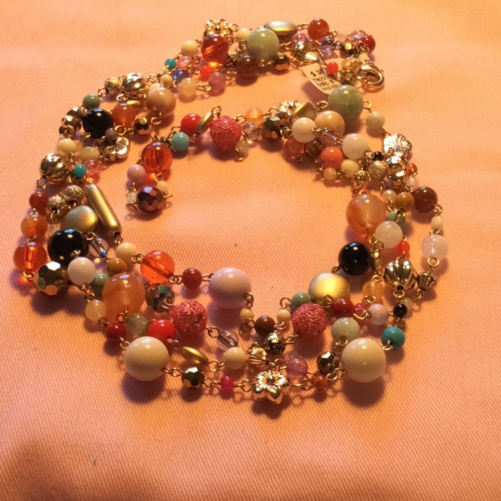 Colorful beaded necklace